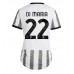 Cheap Juventus Angel Di Maria #22 Home Football Shirt Women 2022-23 Short Sleeve